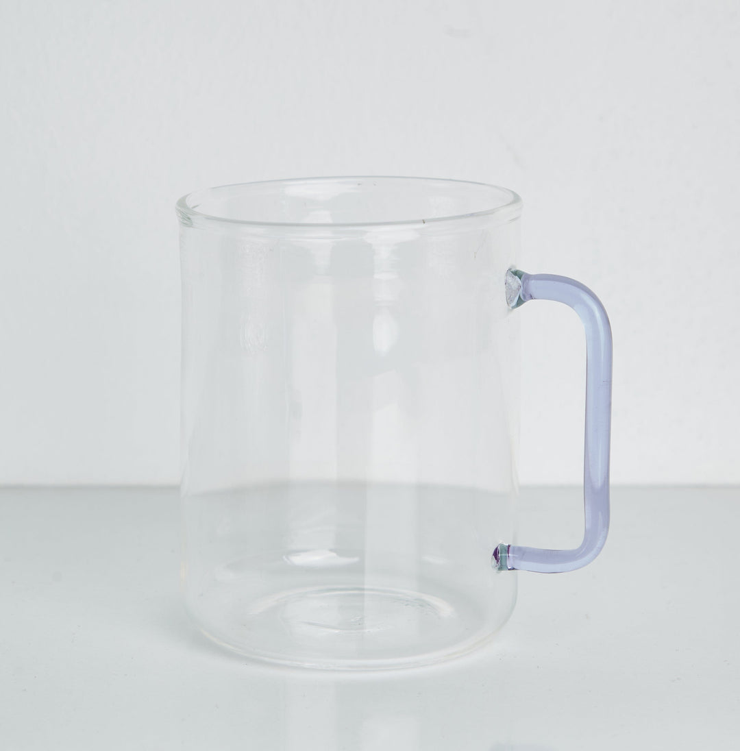 Indigo "Handle" - Glass Cup