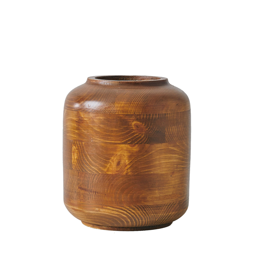 "Hardy" Set of 2 - Wooden Vases