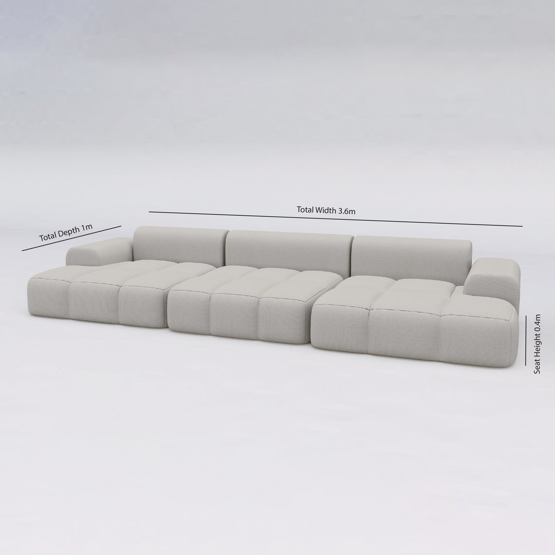 "Lazy Belly" - 3 Seater Sofa