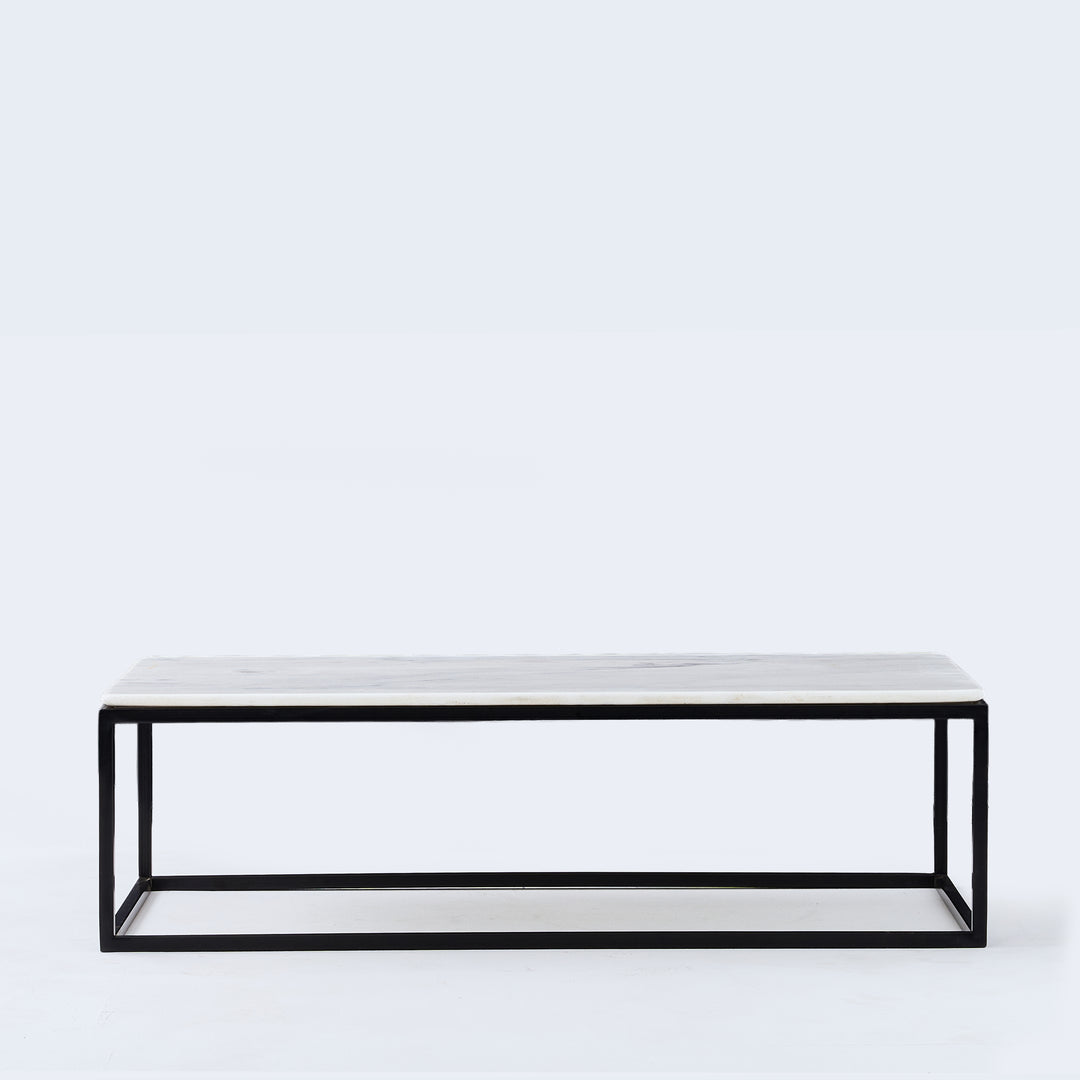 "Hollow Rec" - Marble Top Table