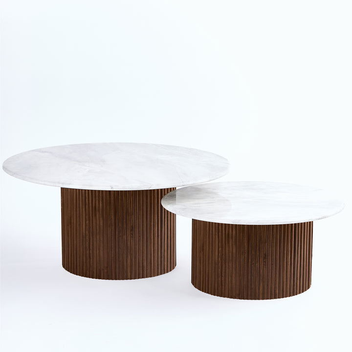 "Landing" Marble Top - Set of 2 Tables
