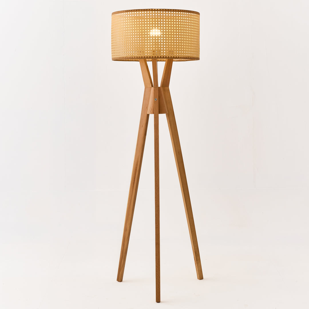 "Net" - Rattan Floor Lamp