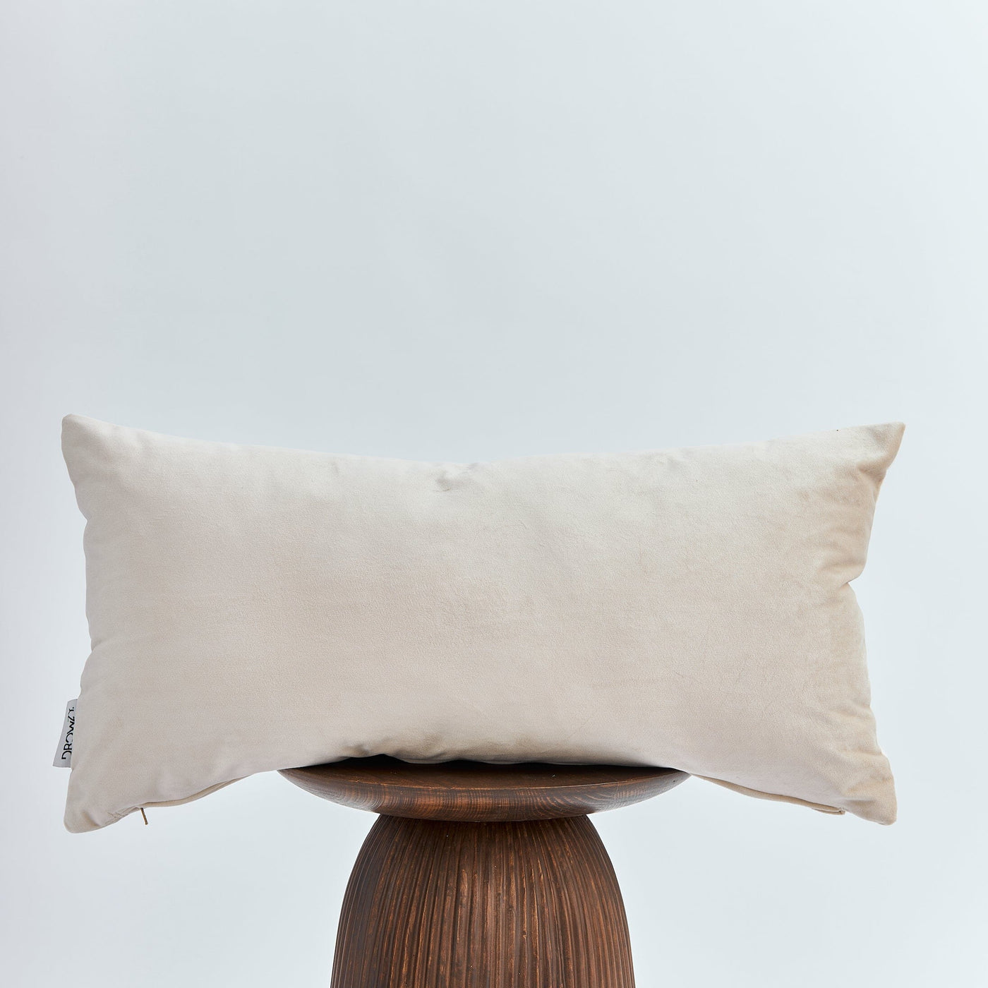 "Light Beige" - 30x60 Velvet Cushion