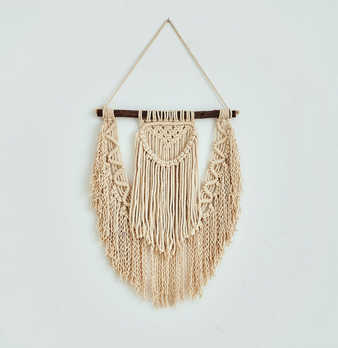"V" Macrame - Wall Hanger