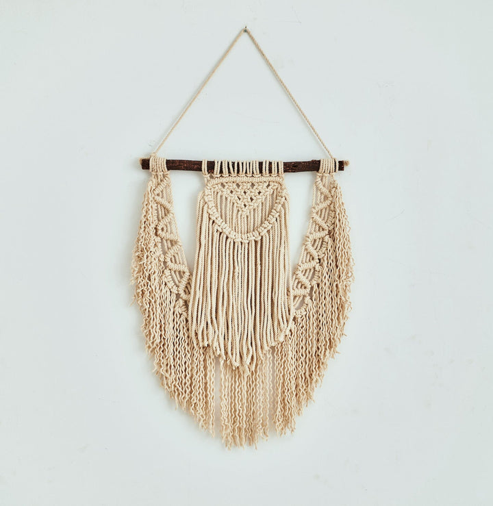 "V" Macrame - Wall Hanger