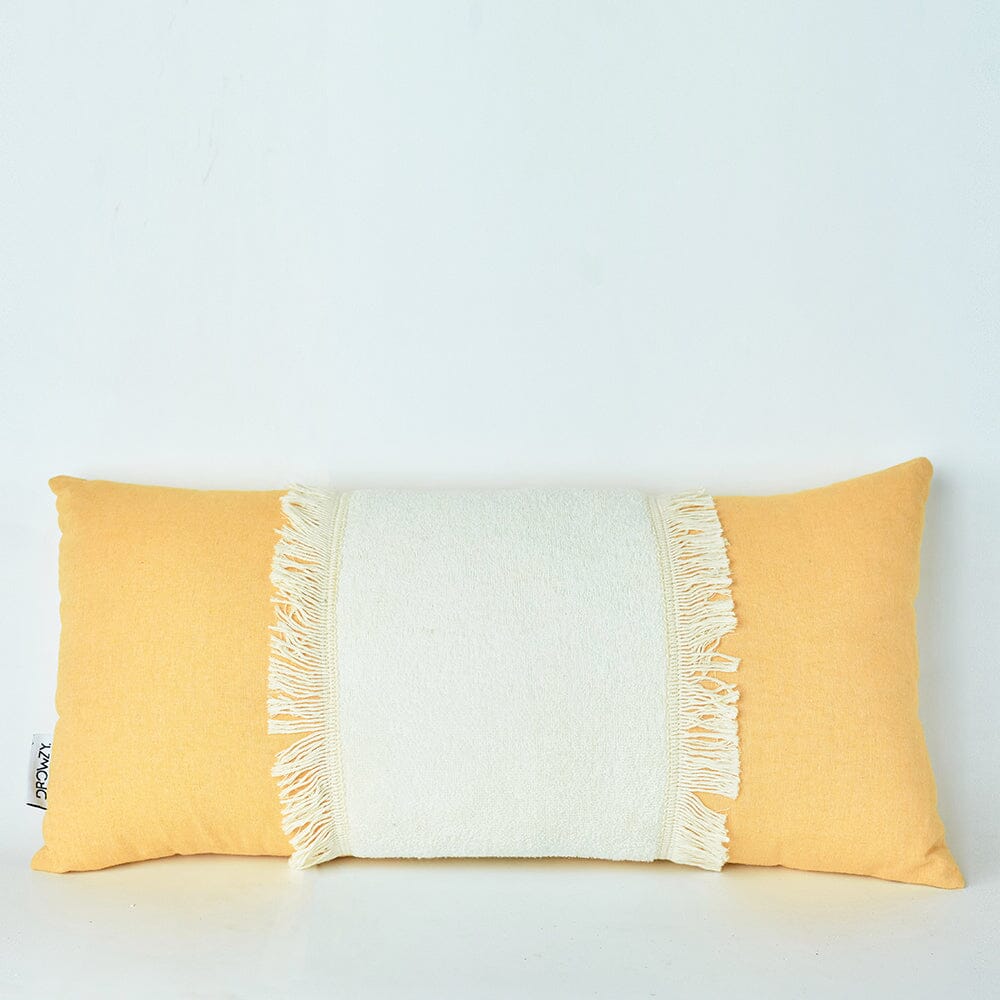 Thirds "Yellow" - 30x60 Linen Cushion