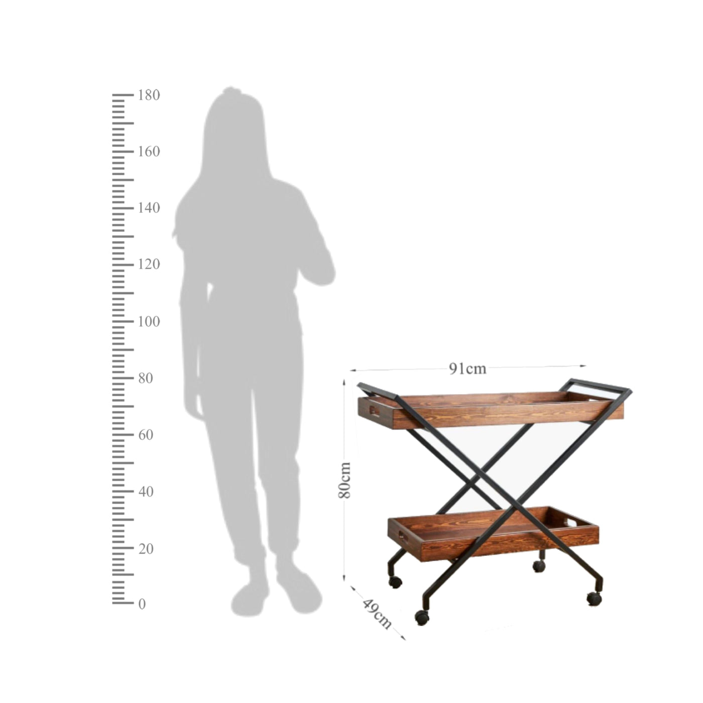 "X-Coffee" - Table on Wheels